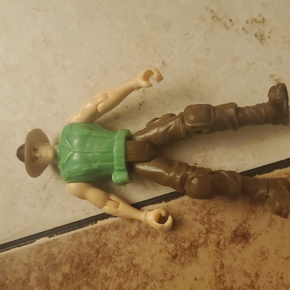 RARE Vintage Safari Man 4" Jointed Action Figure